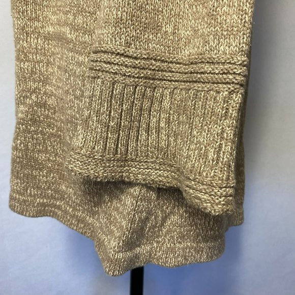 Style & Co Brown Cable Knit Sweater Cardigan Size Small - Picture 6 of 9